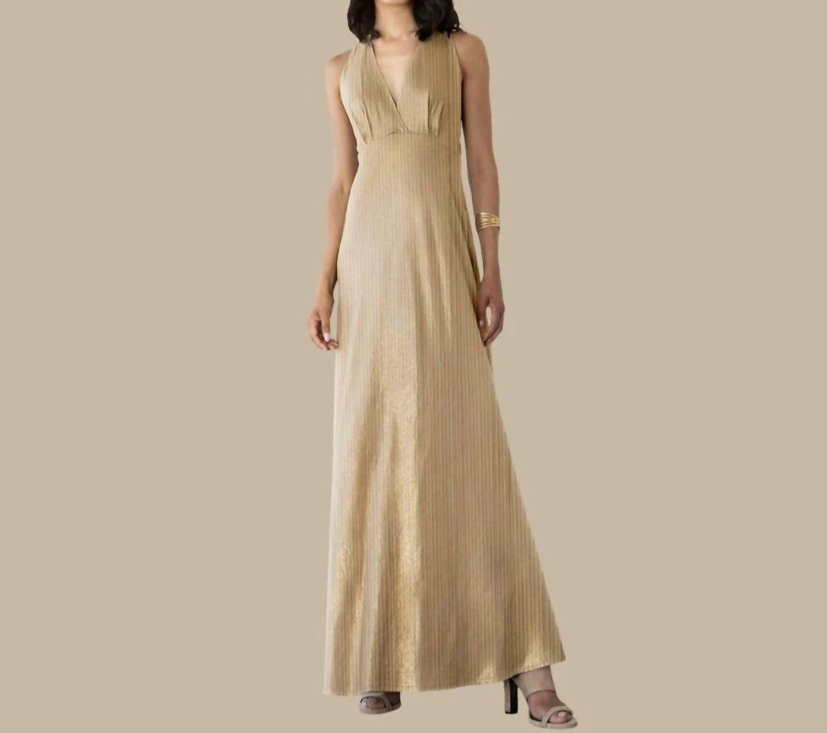 Aggel Knitwear - The Xanthi Crinkled Maxi Dress