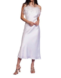 Lucy Paris - FLORA FEATHER DRESS
