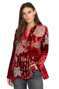 Johnny Was - Burnout Mara Long Sleeve Blouse