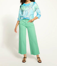 Fdj - Women's Olivia Wide Ankle Denim Pants