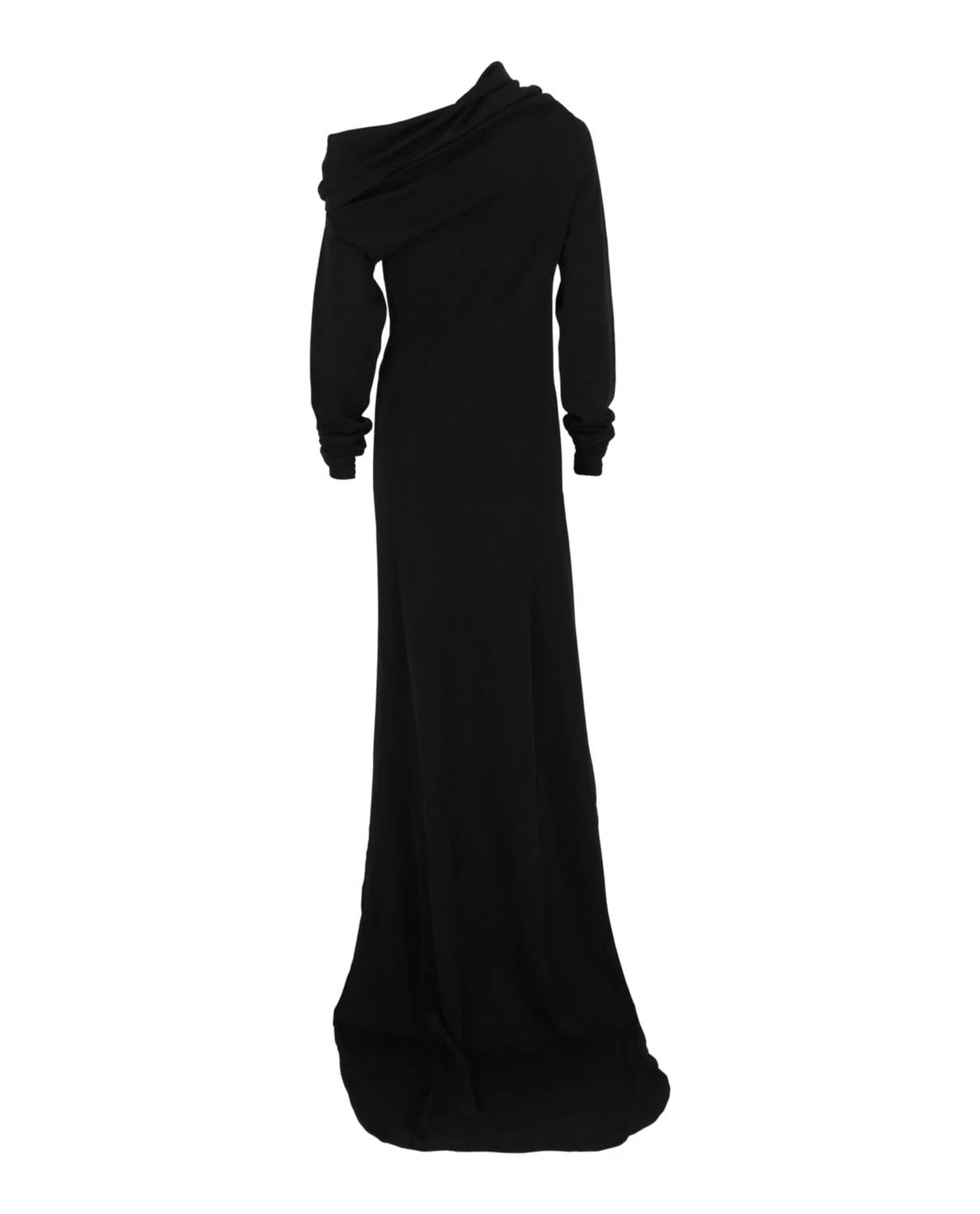 Salvatore Ferragamo - Women's Long Sleeve Off-the-shoulder Gown