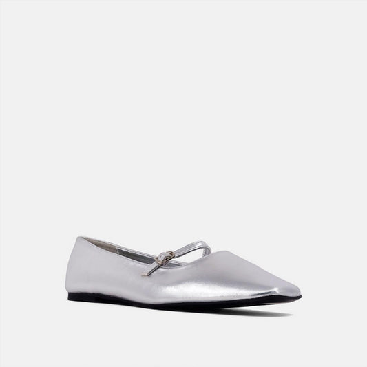 Shu Shop - Women's Adele Metallic Leather Flats