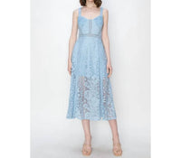 Ina Fashion - Floral Lace Midi Dress