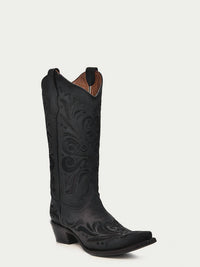 Corral - Women's Embroidery Snip Toe Cowboy Boots
