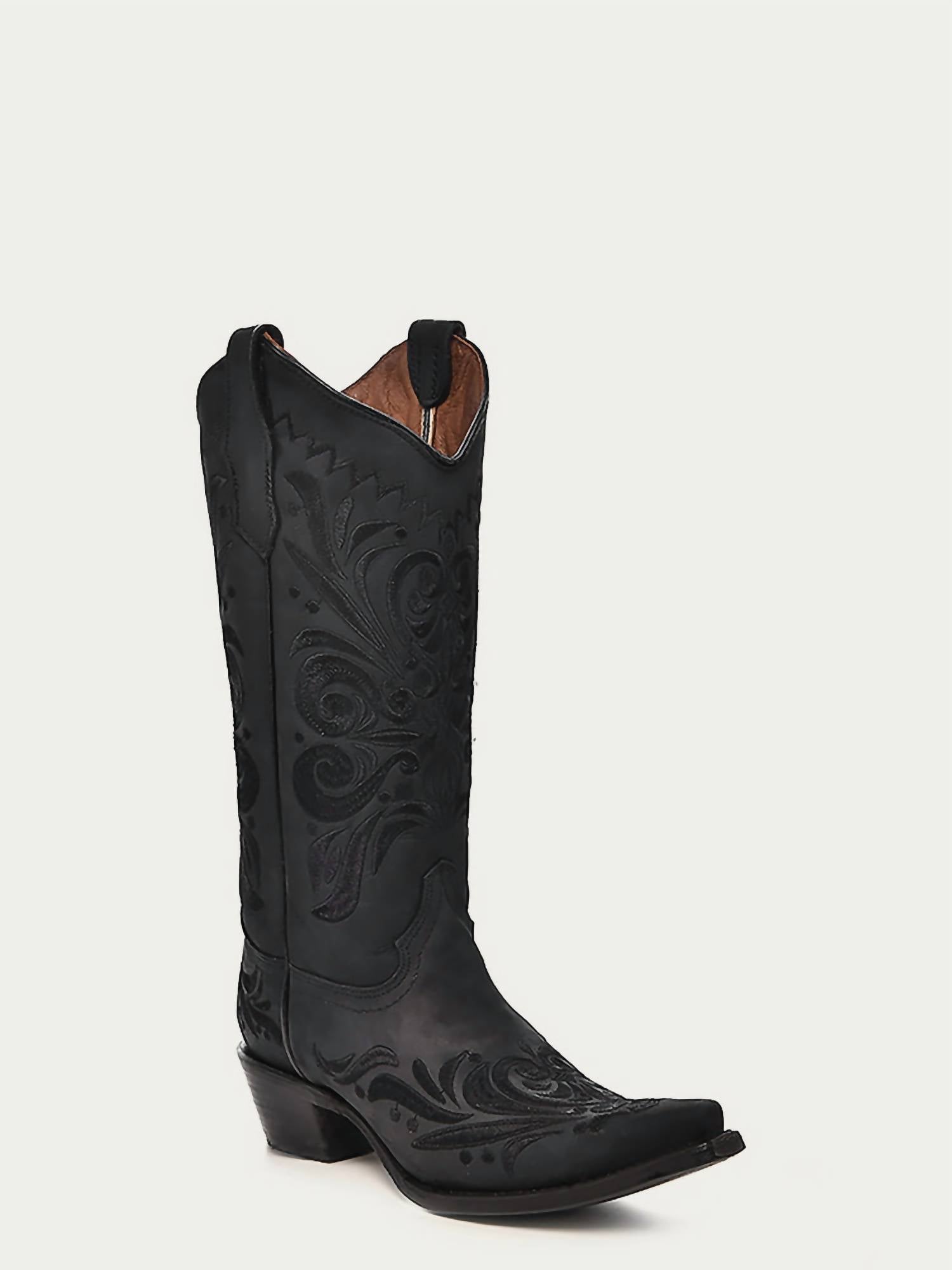 Corral - Women's Embroidery Snip Toe Cowboy Boots