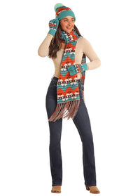 Rock & Roll Denim - Aztec Scarf Set