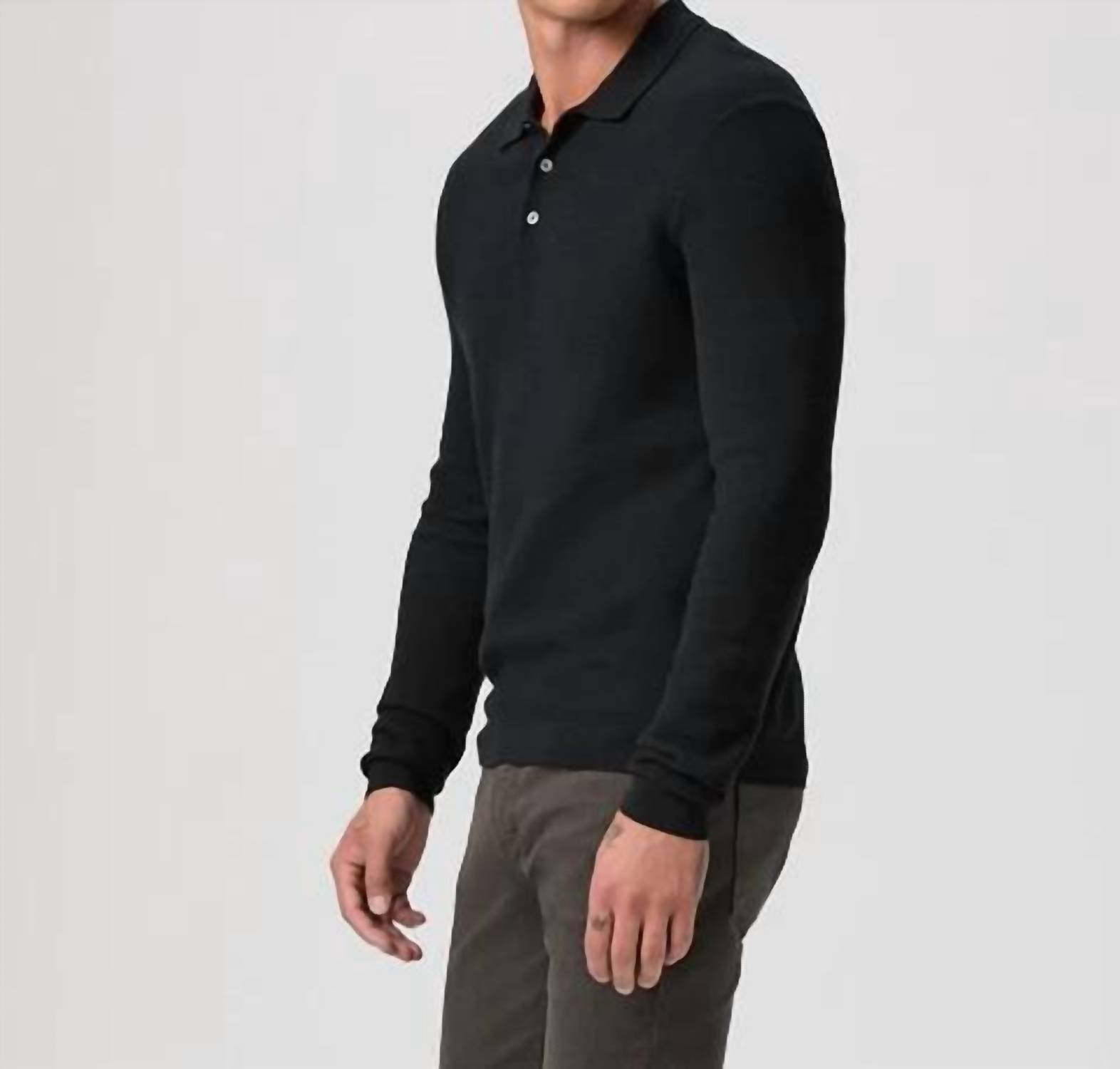 Paige - Men's Selwyn Sweater Polo Shirt