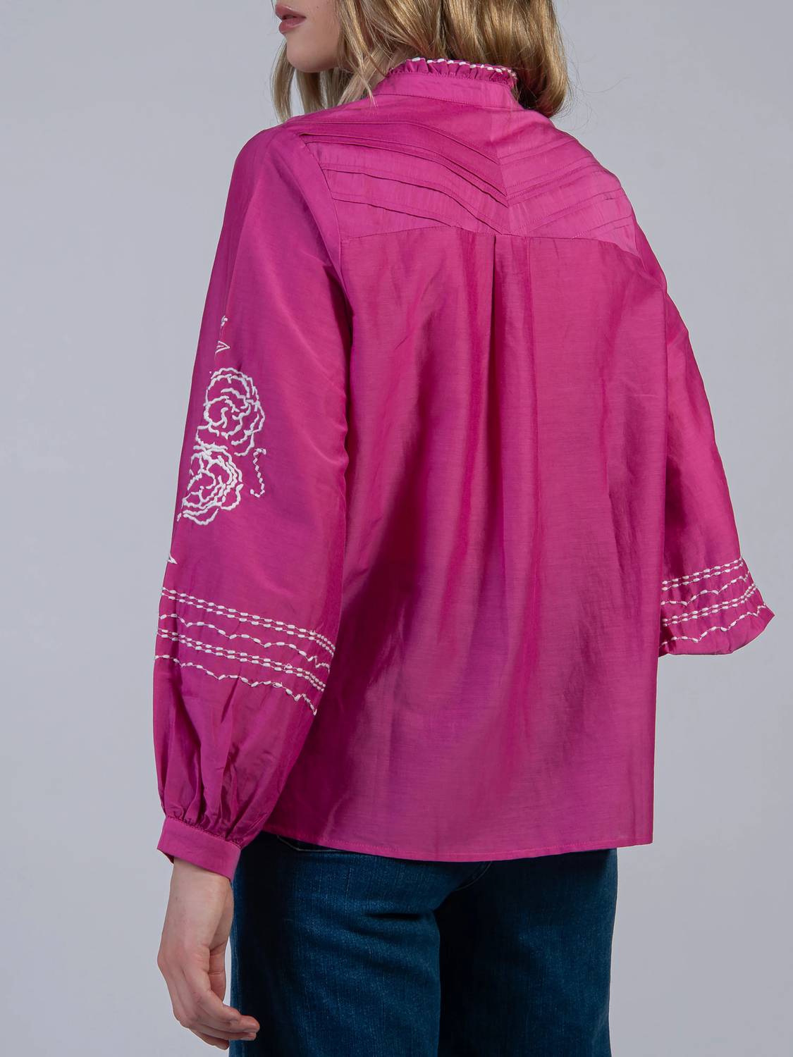 Cape Cove - Camellia Silk Cotton Blouse
