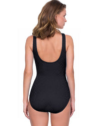 Gottex - Textured Surplice One Piece Swimsuit