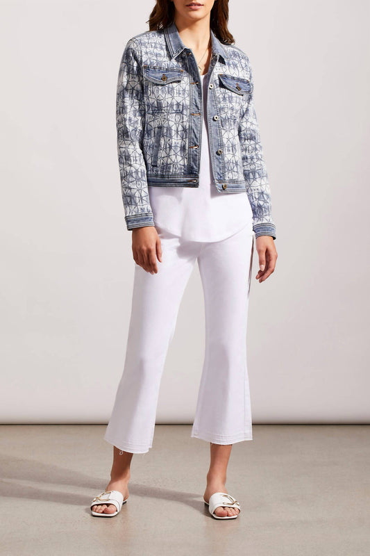 Tribal - Sophia Curvy Flare Capri Pants