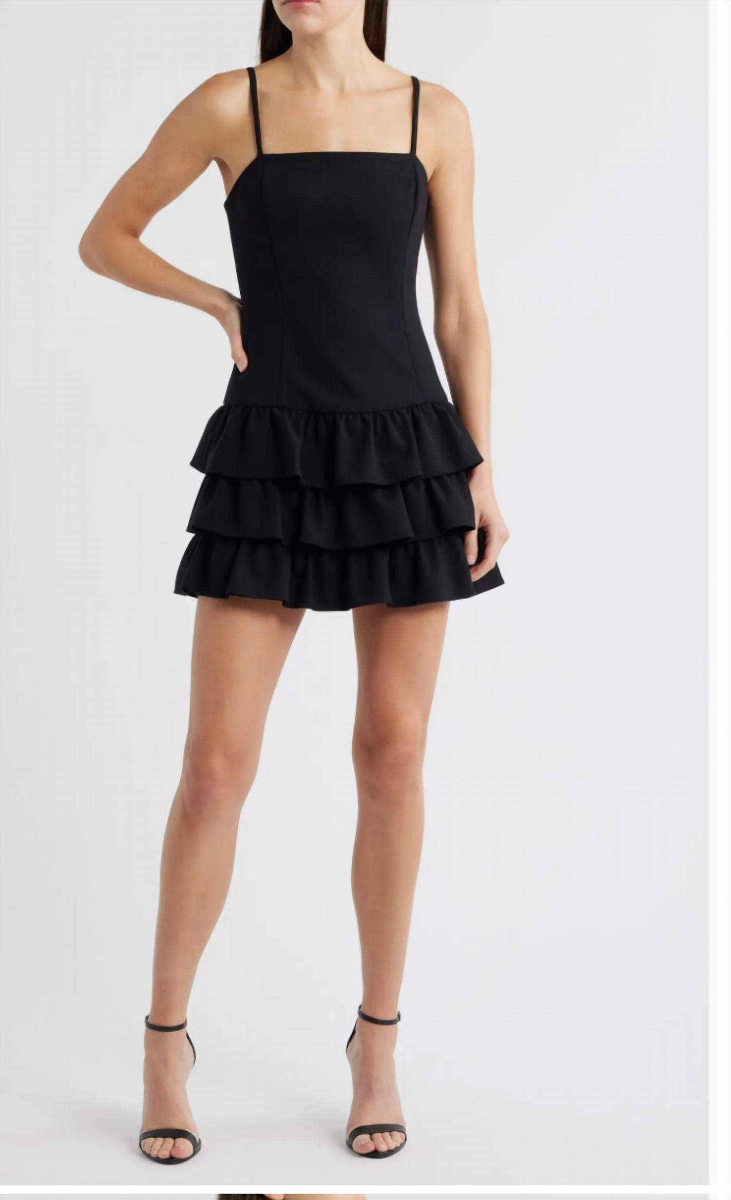 French Connection - tiered ruffle dress