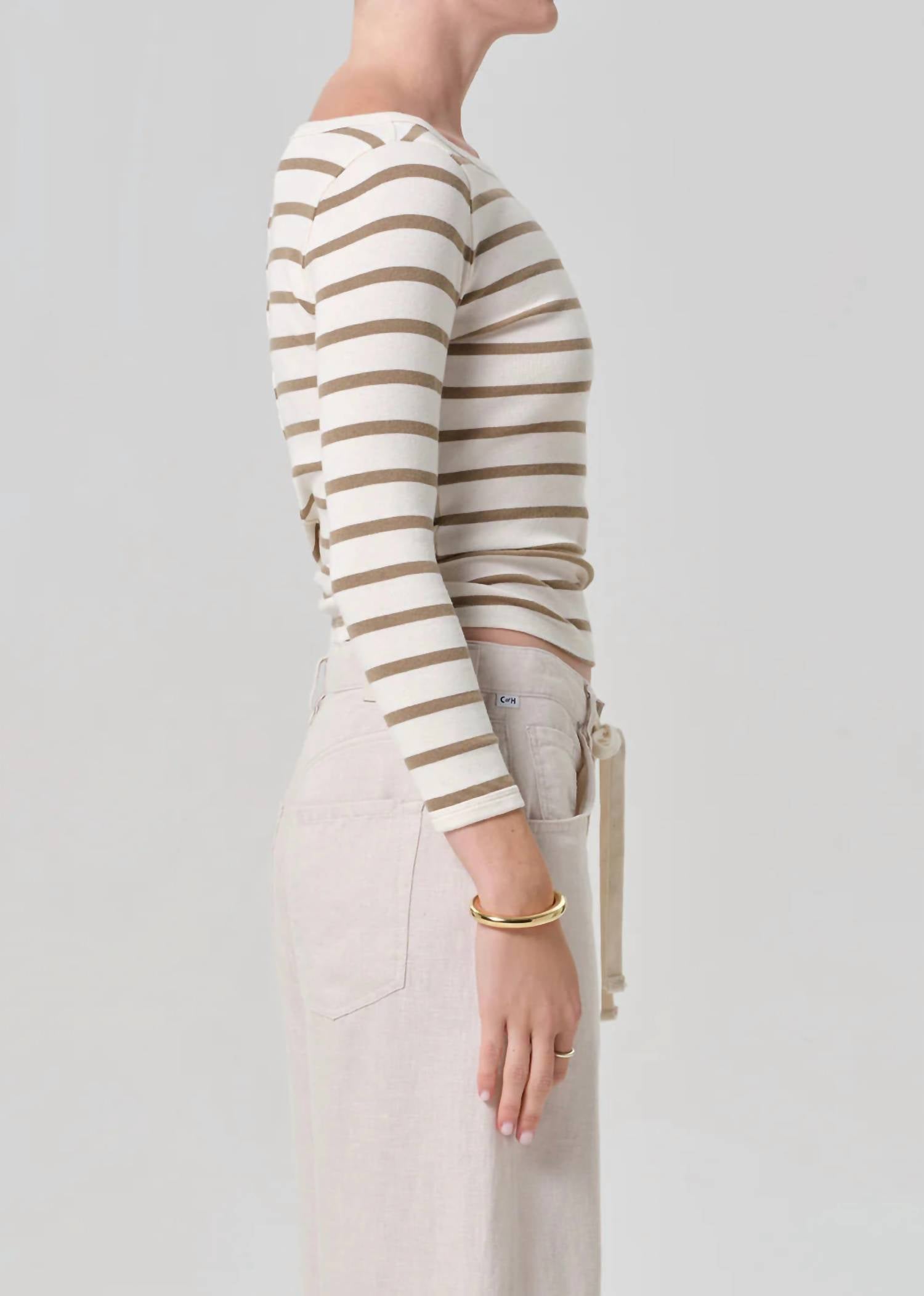 Citizens Of Humanity - Boat Neck Slim Tee