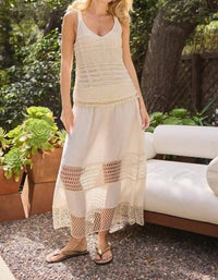 Xcvi - Shire Jersey-lined Crochet Tank