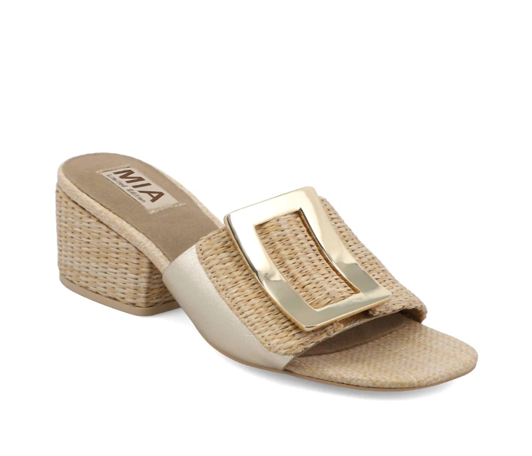 MIA Women's Idania Sandal in natural - women's sandal