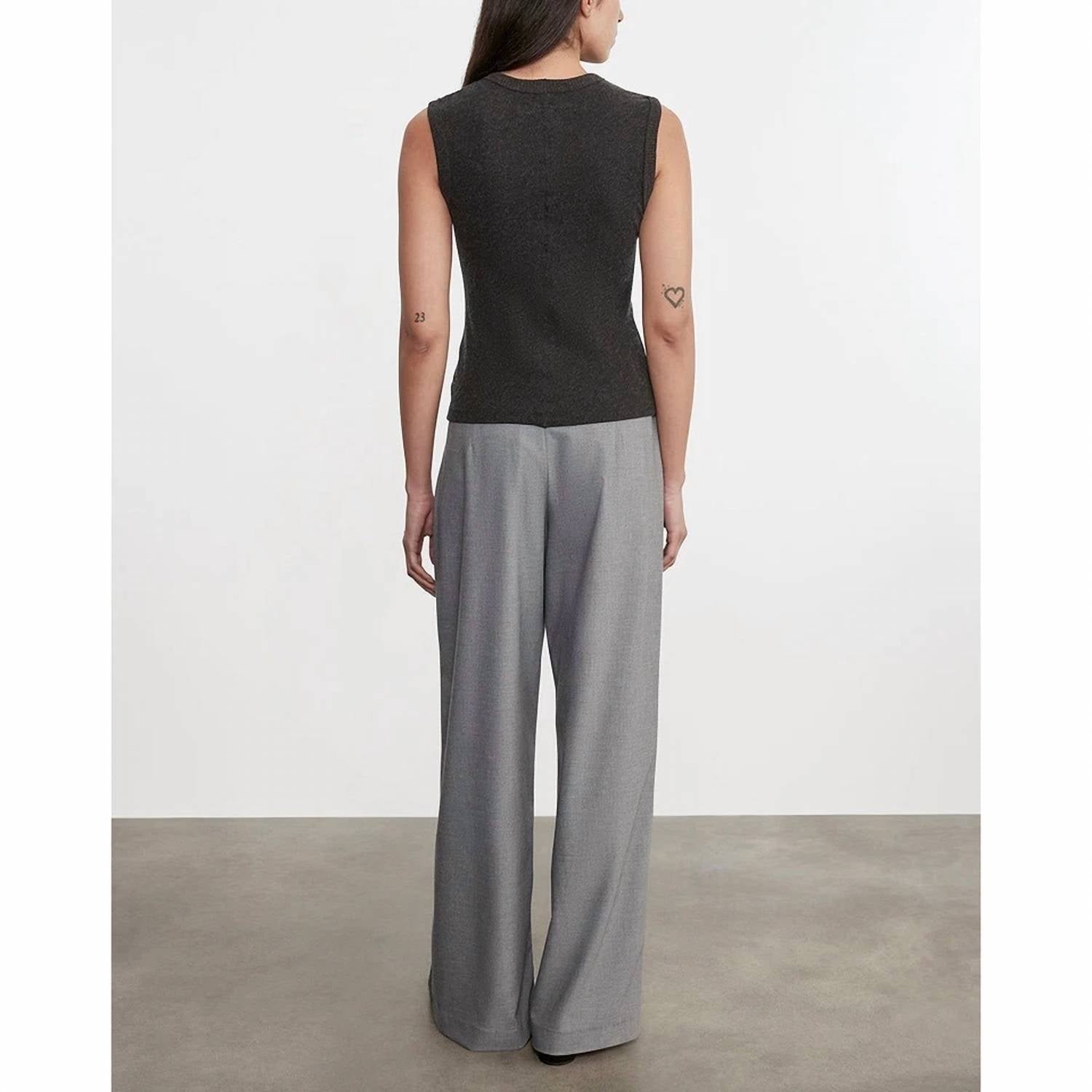 Enza Costa - Cashmere New Classic Sleeveless Crew Tank Top