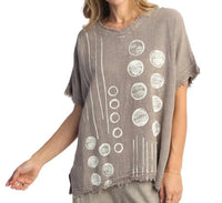 Jess & Jane - Dot N Line Cotton Gauze Top