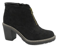 Corkys Footwear Women's Graham Cracker Bootie Shoe in black - women's shoe - detail view