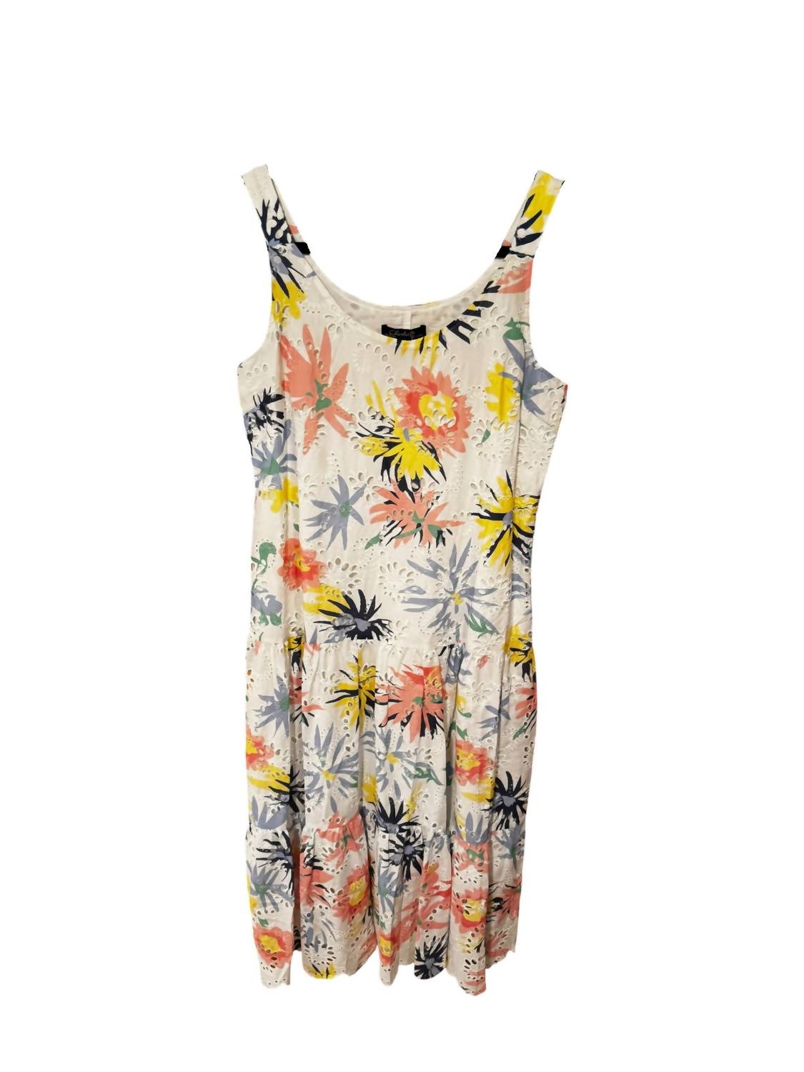 Charlie B - Women's Floral Scoop Neck Dress