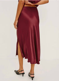 Rails Maya Midi Skirt in garnet red - women's skirt - view 4