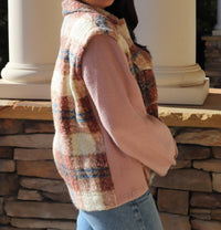 Anniewear - Faux Fur Sweater Jacket