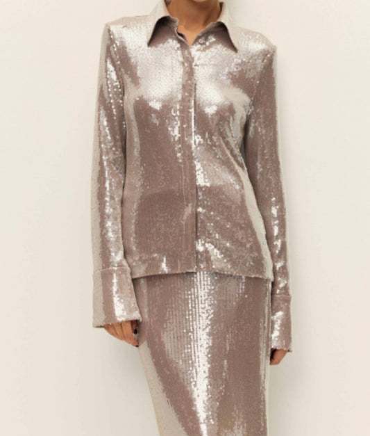 Elodie - Belinda Sequin Shirt
