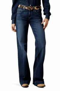 ARIAT Catalaya Perfect Rise Trouser Jeans in plumas - women's jeans