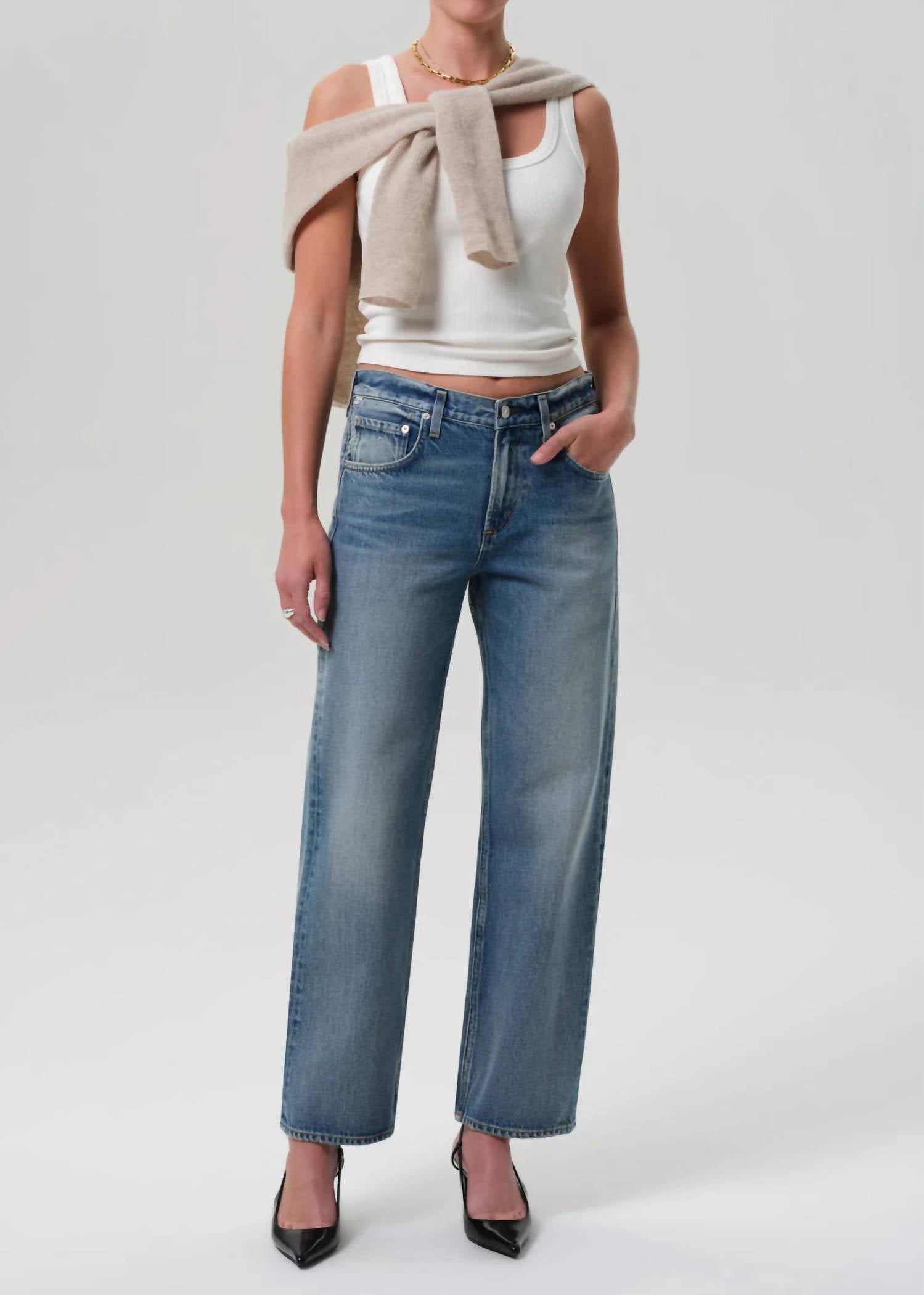 Citizens Of Humanity - Lindz Low Rise Easy Straight Jeans