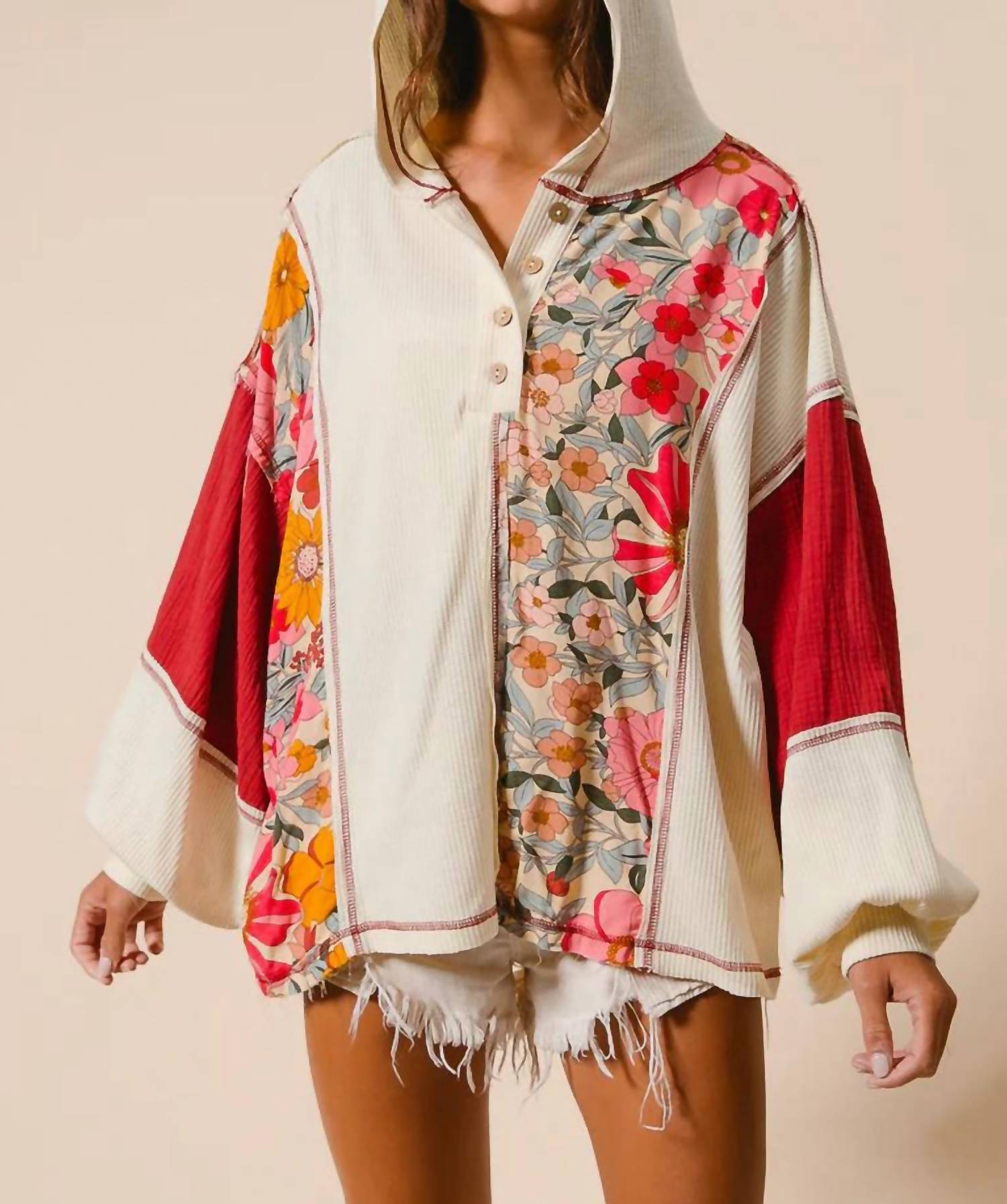 Bibi - Blush & Bloom Hoodie