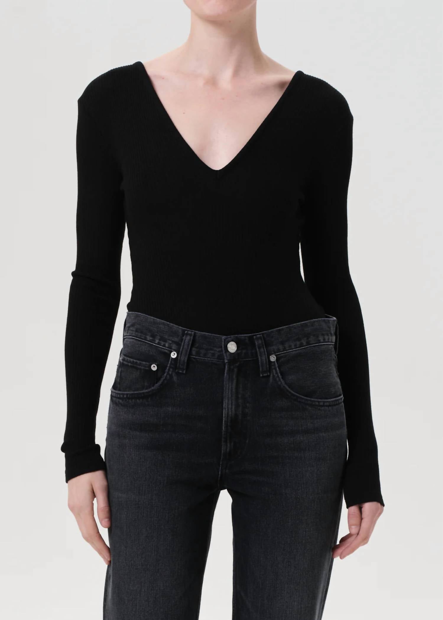 Agolde - Darla V Neck Bodysuit