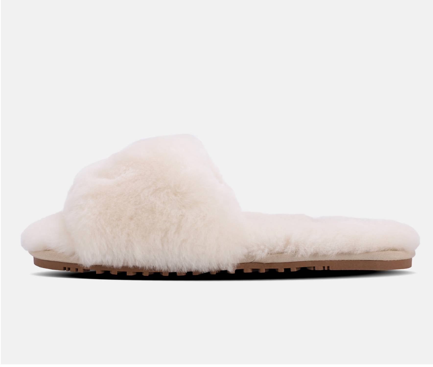 Lamo Women's Naomi Sheepskin Slide Sandal in cream - women's sandal - view 4