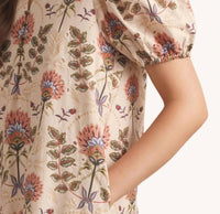 Entro - Soft And Chic Neutral Vibes Midi Dress - Plus