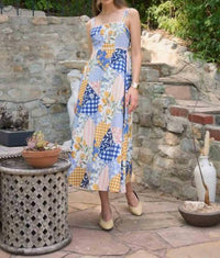 Moon River - Women's Ric Rac Midi Dress