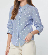 Current Air - Americana Button Down Top