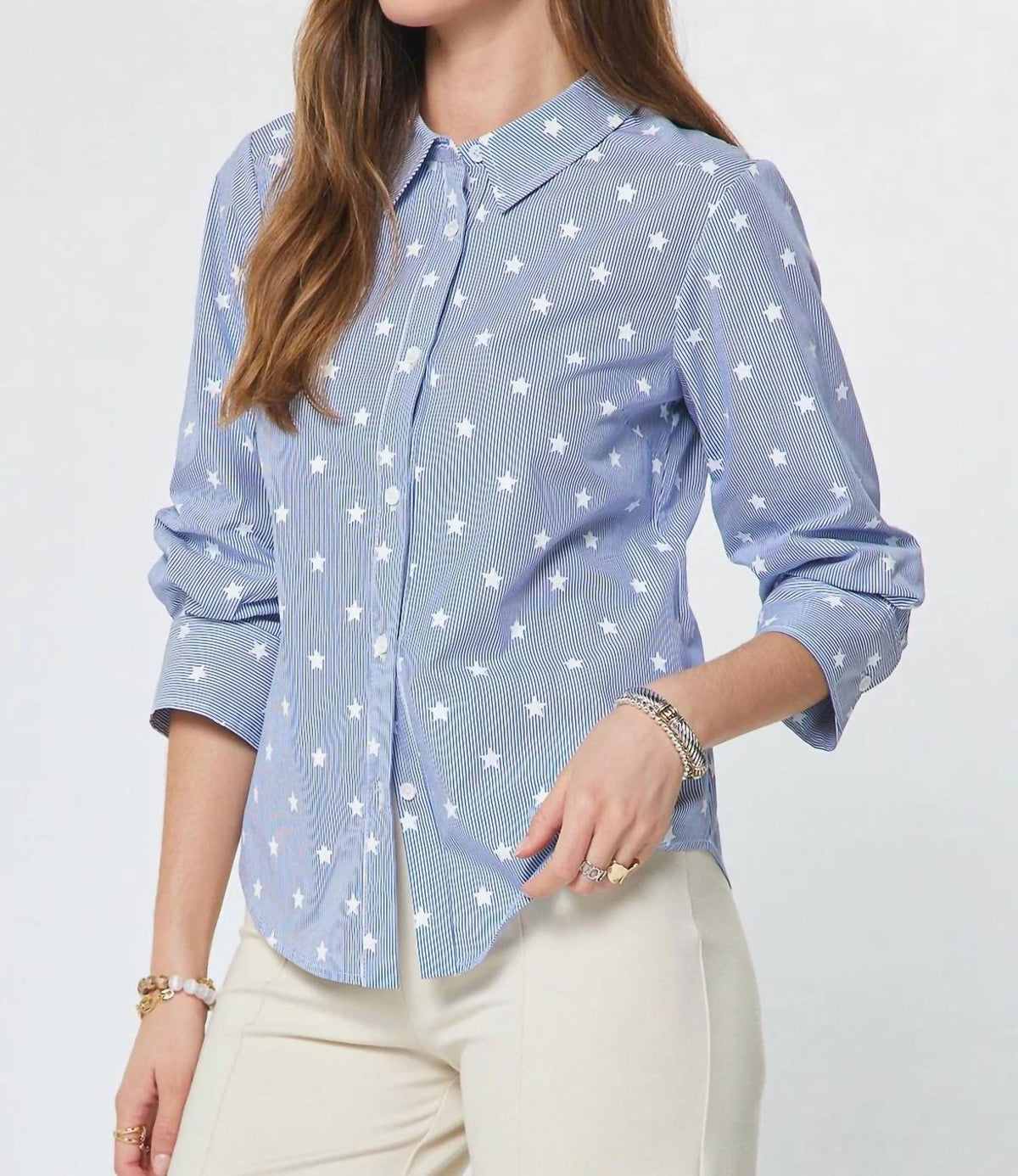 Current Air - Americana Button Down Top