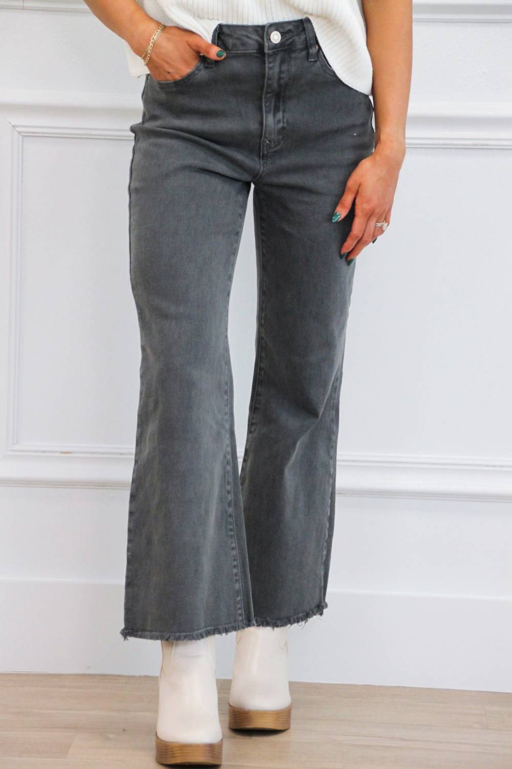 Zenana - Zuri High Waisted Bootcut Jeans