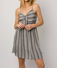 Mullan Striped Sleeveless Dress