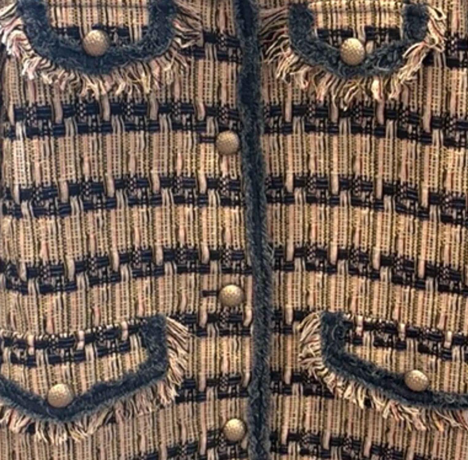 Azi - Women Trim Tweed Jacket