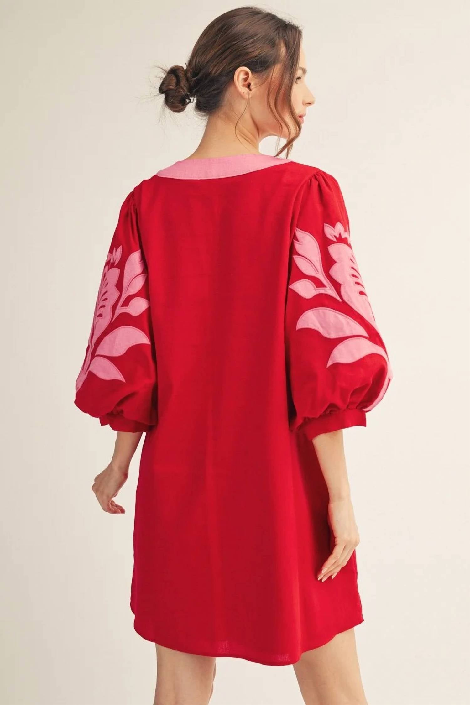 Jodifl - Baroque Bloom Mini Dress