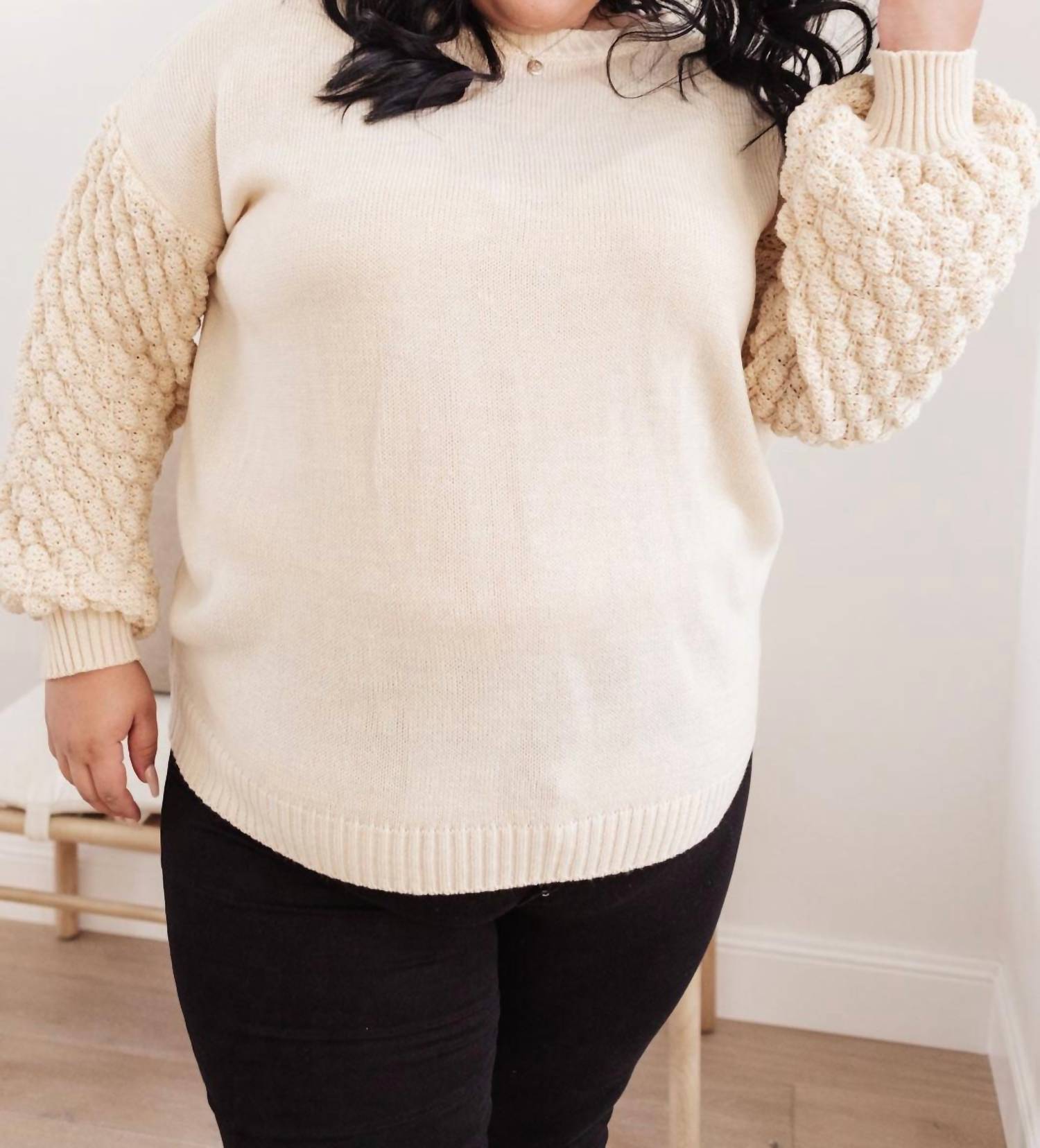 Bubbly B Sweater