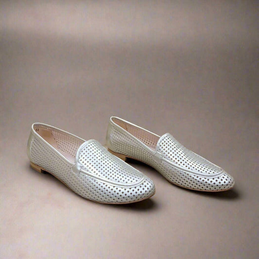 Lalisa - Women's Platino Perforated Loafer