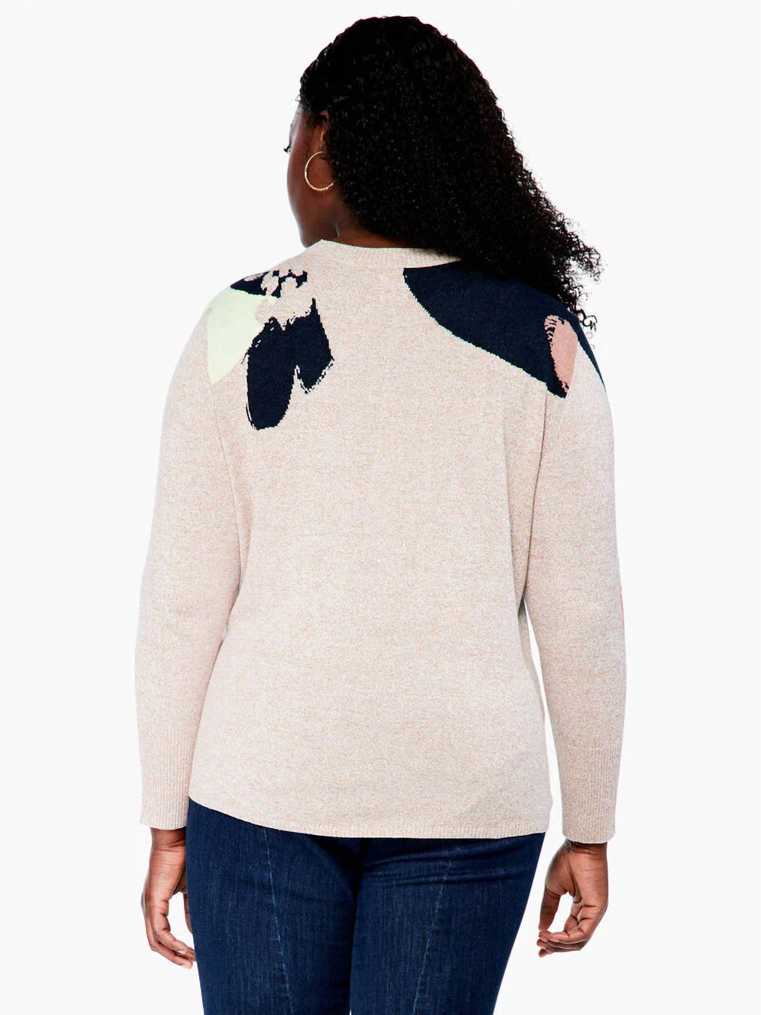 Nic + Zoe - Dusk Side Tie Sweater - Plus