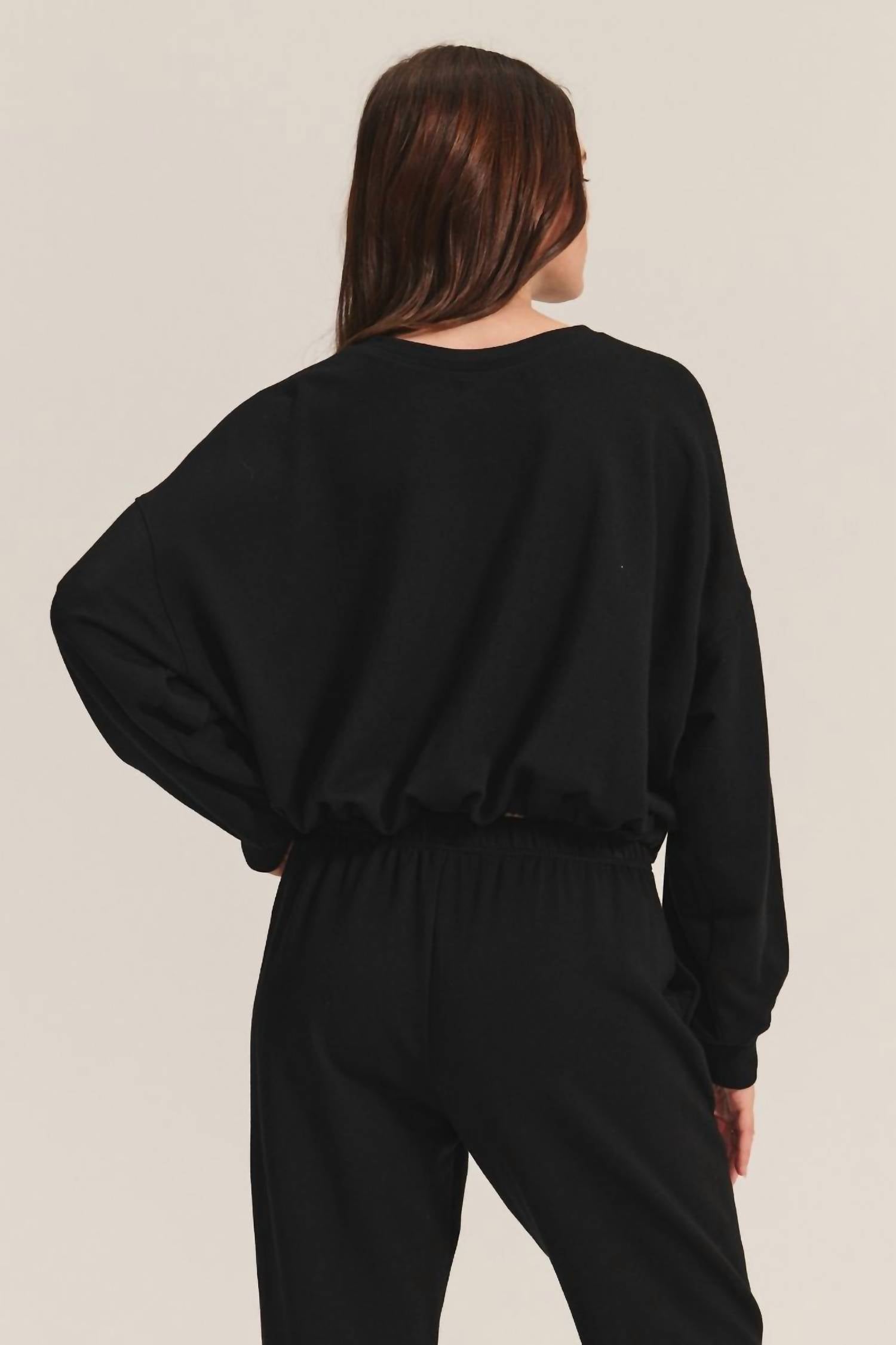 Velvet By Graham & Spencer - Jolie Cropped Sweatshirt