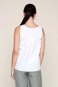 Renuar - Linen Sleeveless Top