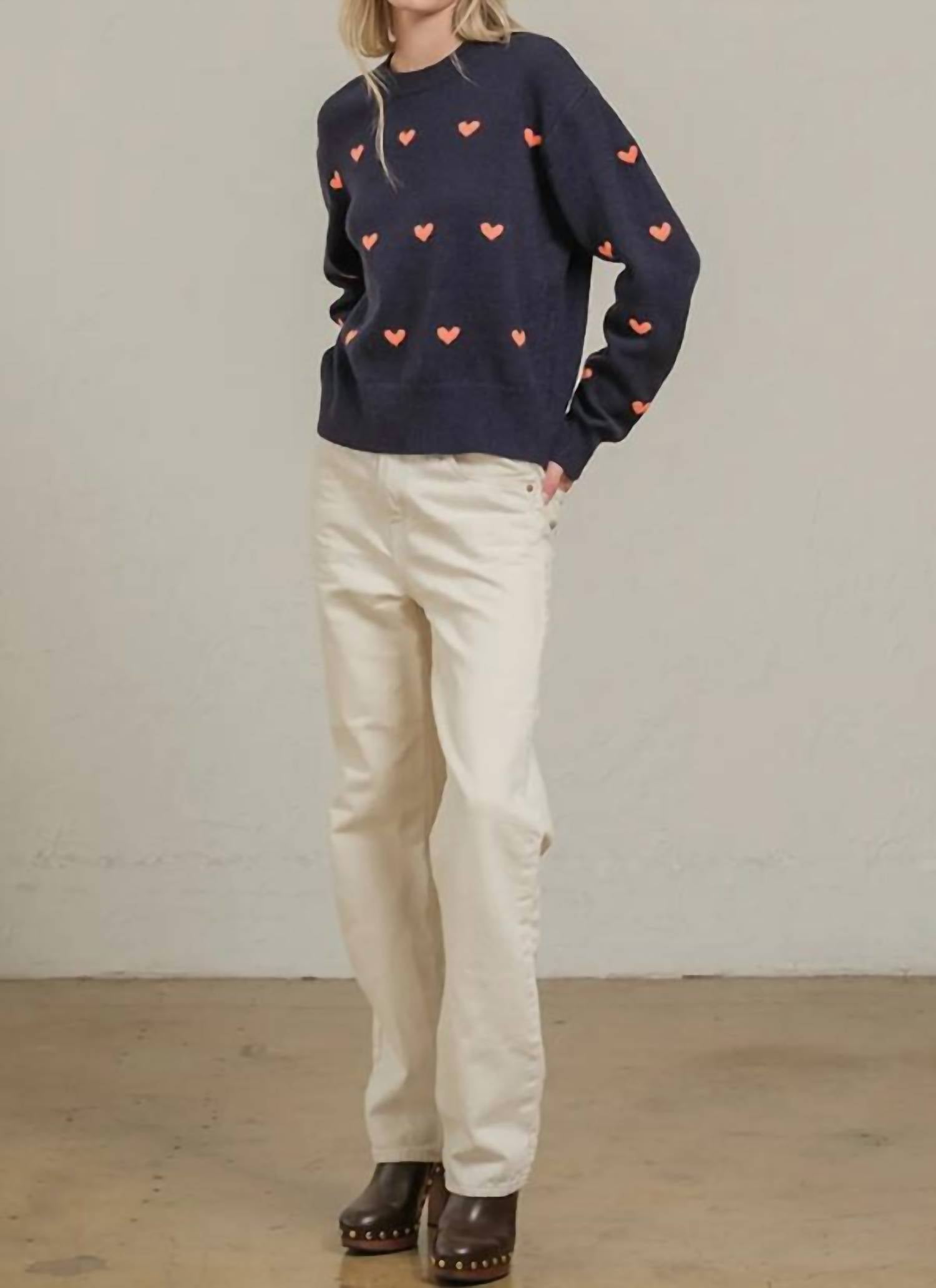 Mint Exclusives - Heart Point Knit Sweater