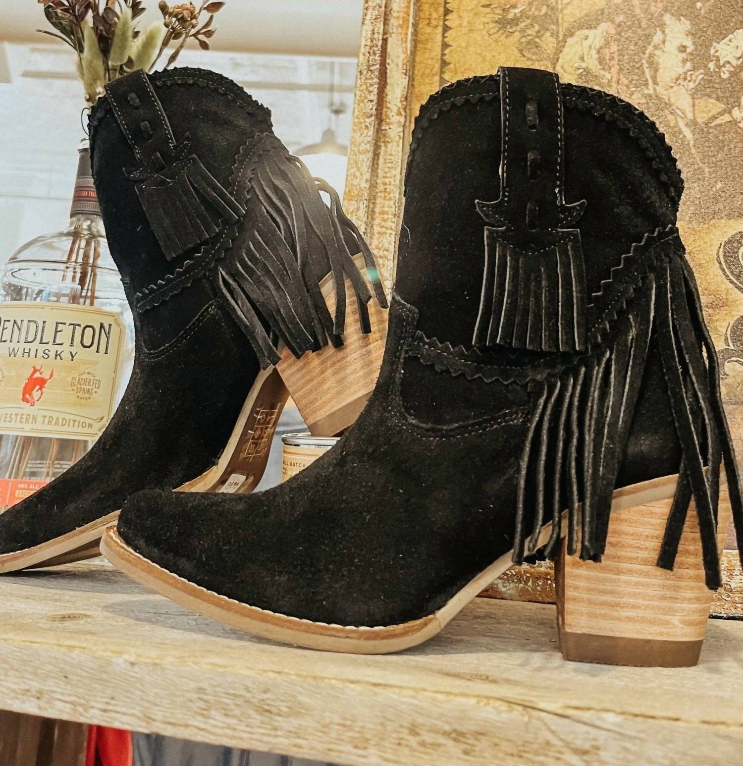 Dingo - Women's Fandango Fringed Booties