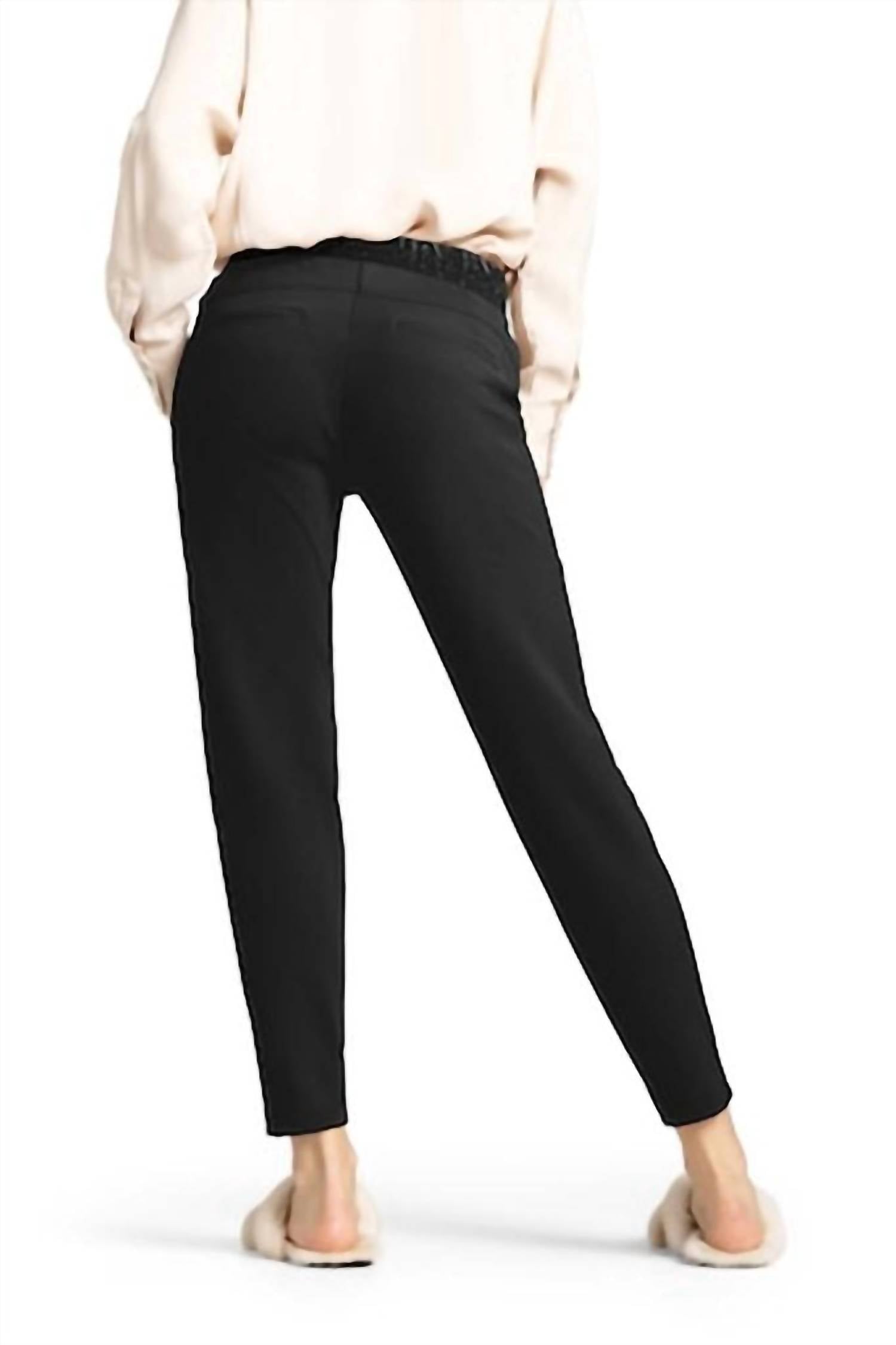 CAMBIO Jordi Seam Pants in black - women's pants - detail view
