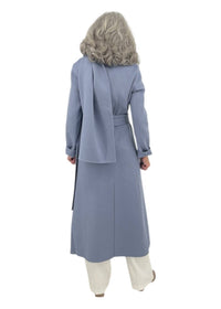 Diomi - Maxi Coat With Detachable Scarf