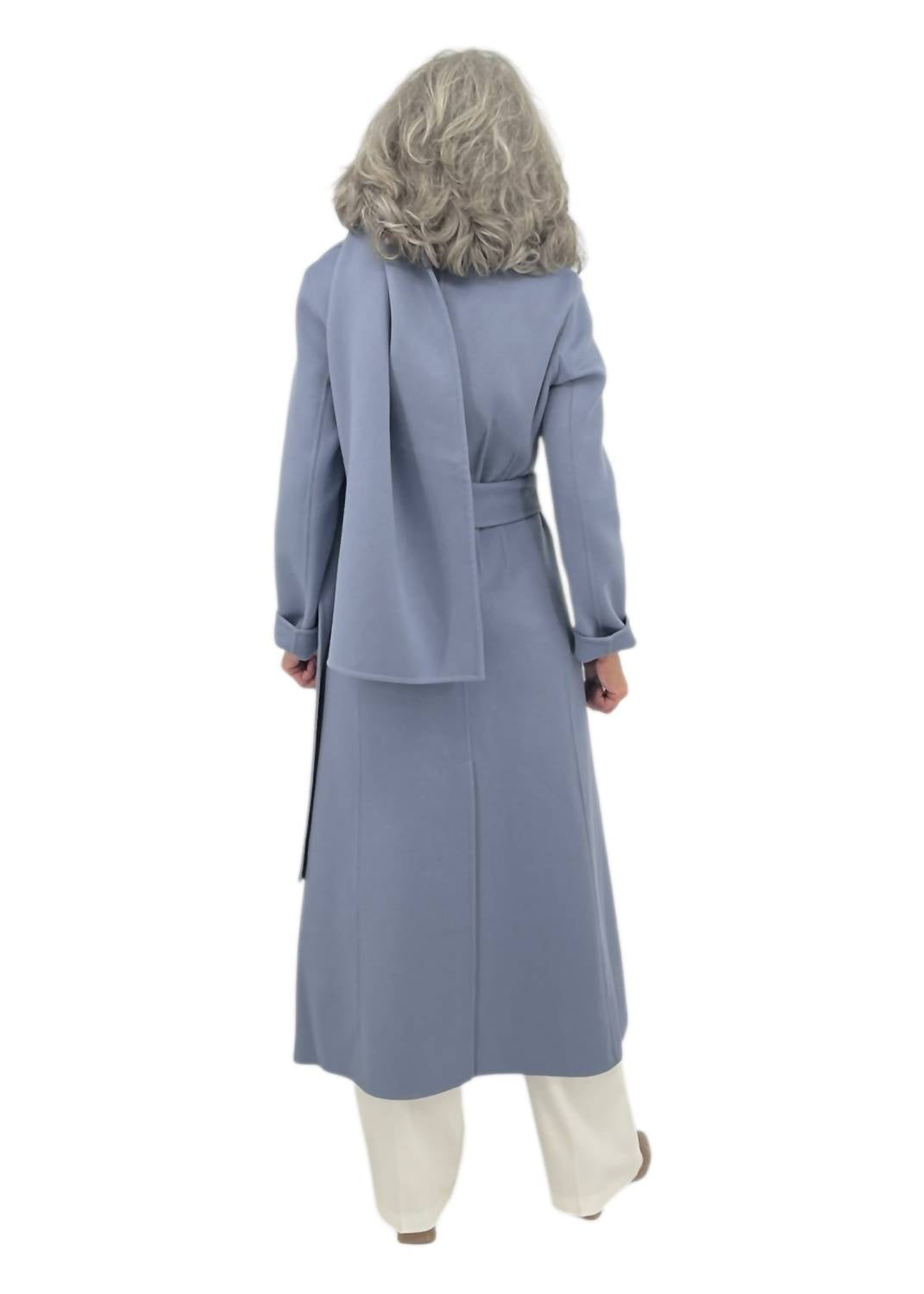 Diomi - Maxi Coat With Detachable Scarf