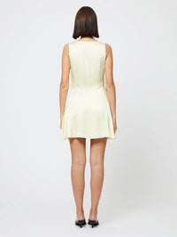 French Connection - Oona Satin Asymmetrical Mini-cornsilk