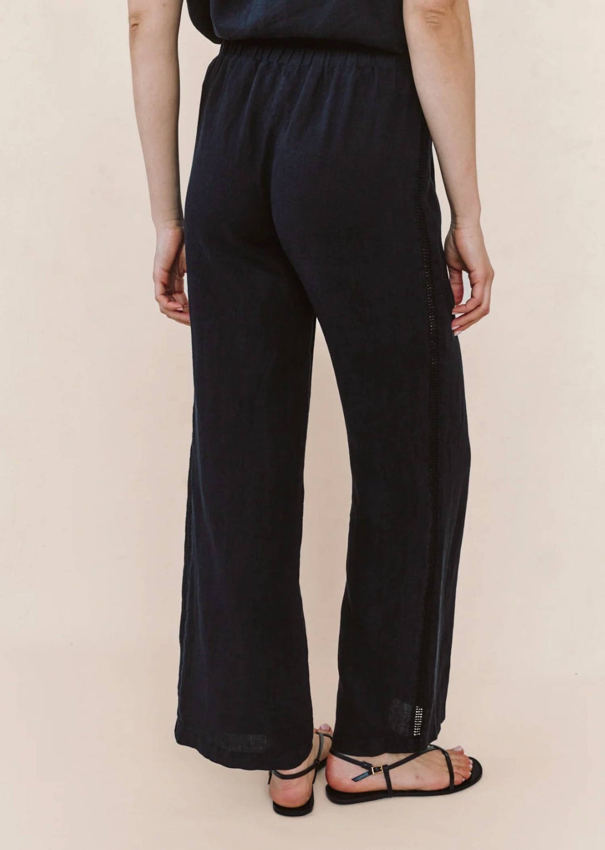 Bella Dahl - Beach Lattice Stripe Pants